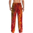 thumbnail image 3 of Balery Men'S Autumn Leaf Pants,Sleepwear Pants,Pajama Pants,Pj Bottoms Drawstring And Pockets-Xx-Large, 3 of 9