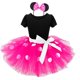 thumbnail image 1 of Vestido de Minnie Mouse para niña, vestido de tutú con lazo para fiesta de cumpleaños, 1 of 3