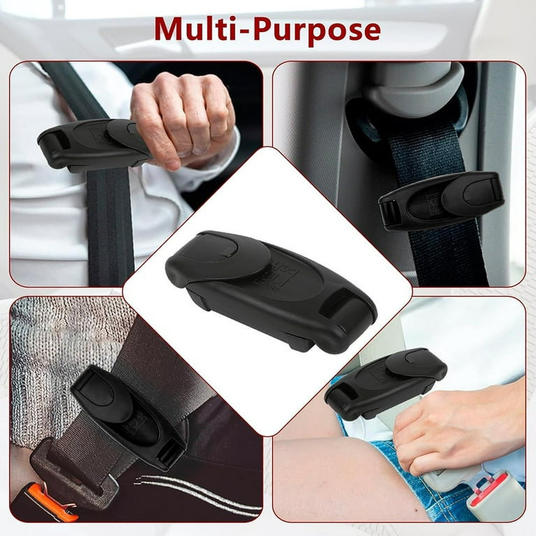1/2PCS Car Safety Seats Belt Buckle Seatbelt Stopper Adjuster Car Strap  Clips 2Pcs 