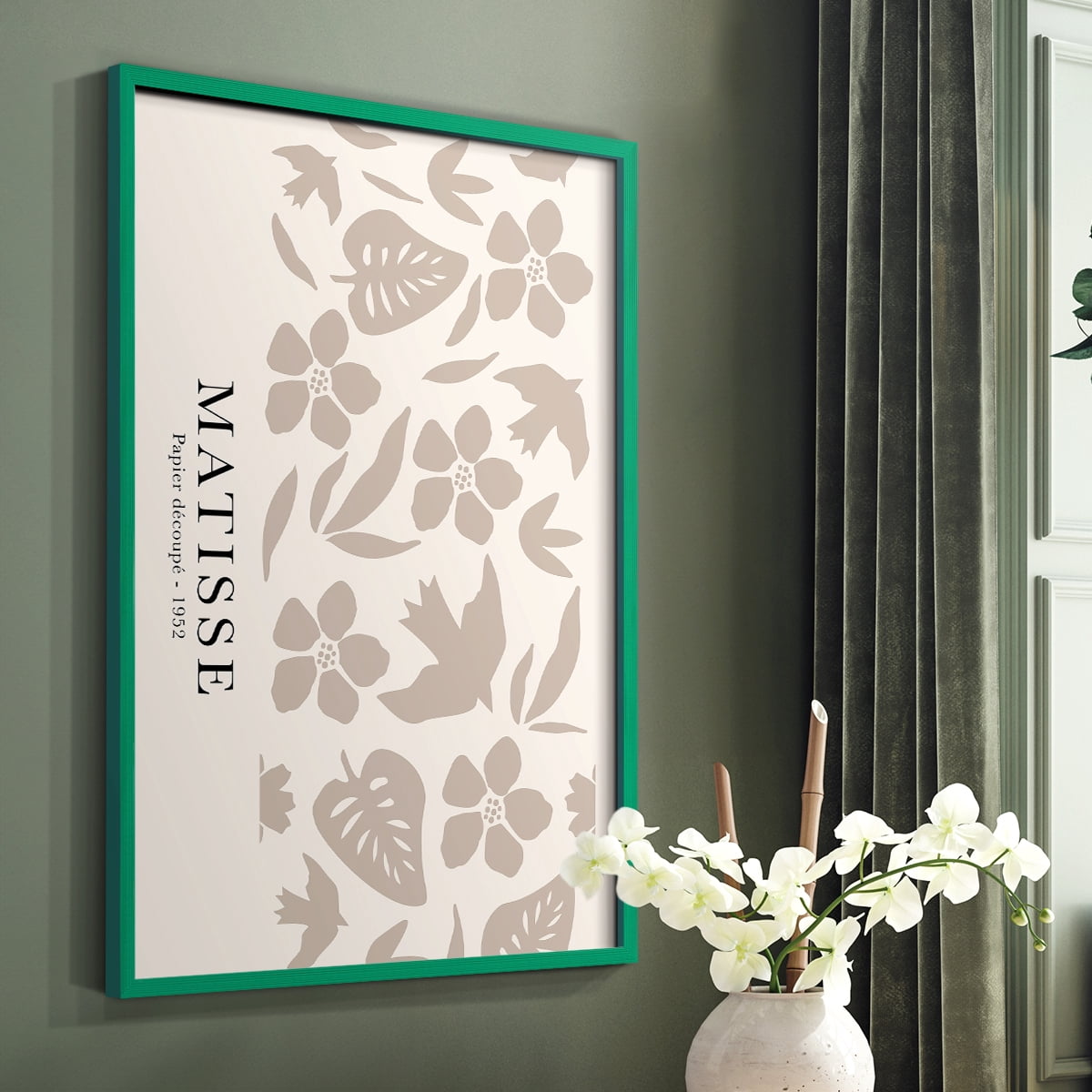 Matisse CCLVII in Solid Wood 8 x 10 Framed Print