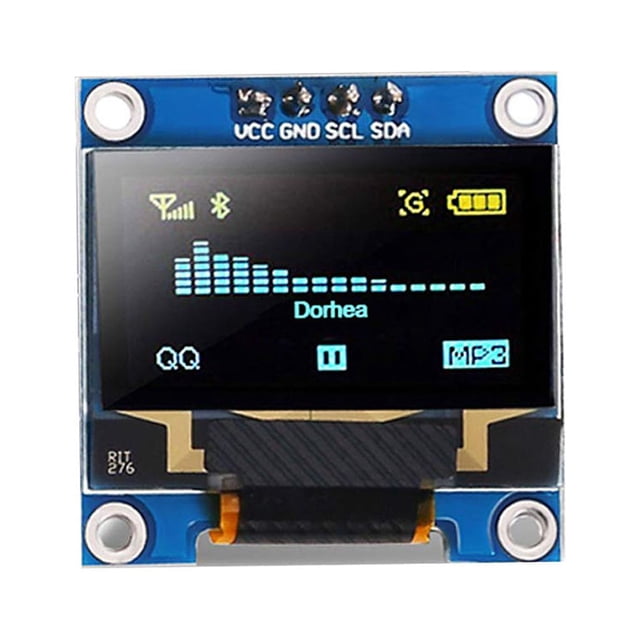 Módulo de pantalla OLED Cateissary 0.96 pulgadas 128x64 píxeles 3.3-5V CC