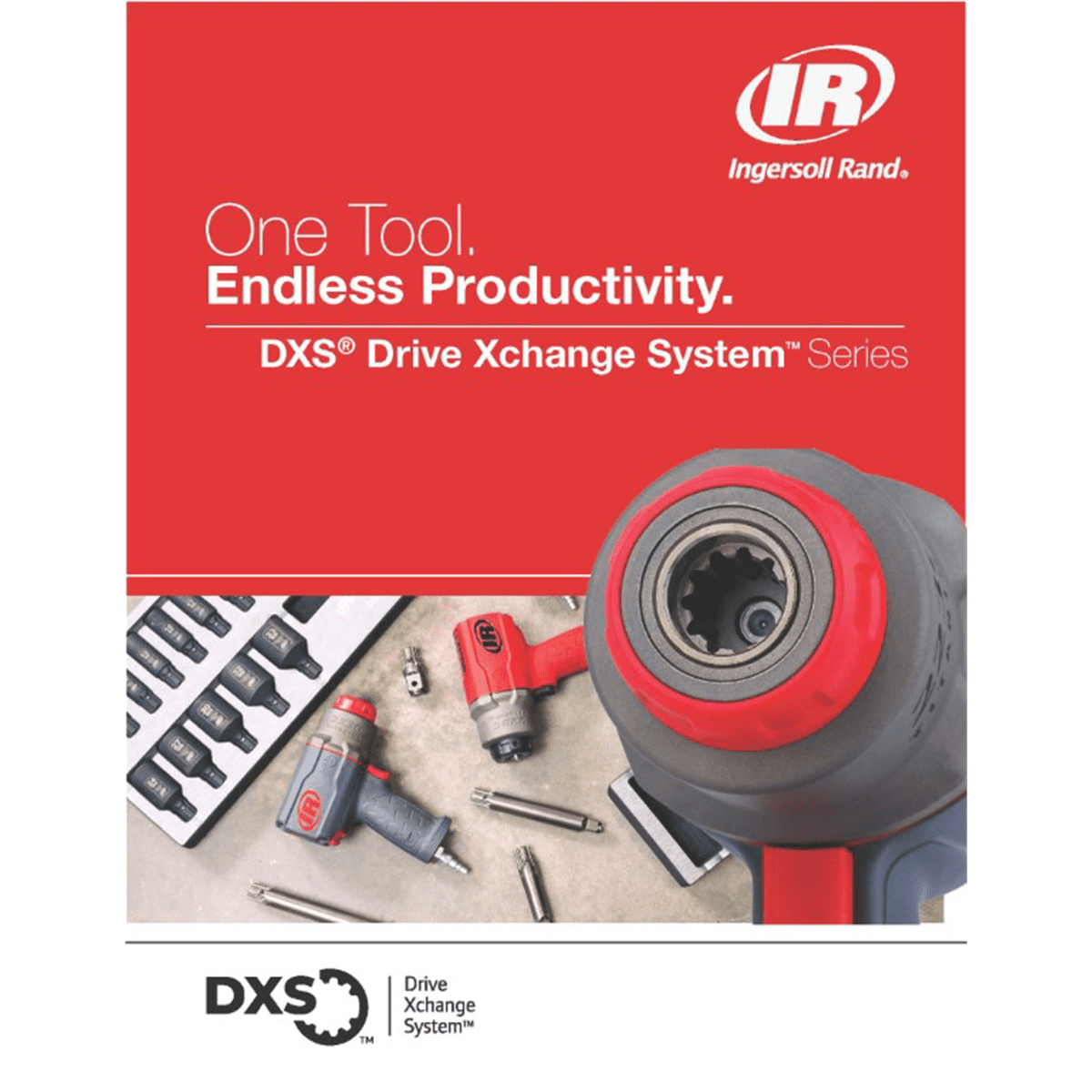 Ingersoll Rand DXS2 1/2 Inch 20V Cordless Impact Wrench, 1500 ft-lb, Friction Ring Retainer, Pistol, Bare Tool