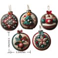 thumbnail image 3 of TIELUTT DIY Patch Craft with Cut Sheets Holiday Circular Knitting Needles Size 8 Knitting Bag Yarn Storage Knitting Needles for Beginners Knitting compatible with Machines 22 Needle Knitting Bag Back, 3 of 5