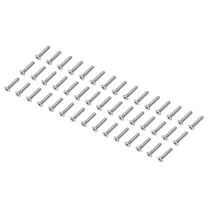 Uxcell M3 x 16 mm Flat Head Socket Cap Screws, 100 Pack 304 Stainless Steel 18-8 Machine Screws Flat Countersunk Bolts