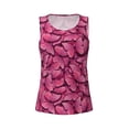 thumbnail image 3 of Picia Butterfly Pattern Women's Workout Tank Top,Breathable Activewear,Slim Fit Athletic Top,Versatile Workout Moisture-wicking top-XX-Large, 3 of 9