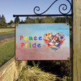 thumbnail image 3 of Peace Love Pride Maine Coon with Rainbow Sunglasses LGBT LGBTQ+ Horizontal Metal Aluminum Sign Cat Lover Kitten Owner Gifts Wall Art Home Decor - 01004, 3 of 5