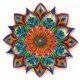 thumbnail image 1 of Mandala de flor de diamante de círculo completo 5D DIY Likrtyny Arte deco, 1 of 9