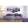 thumbnail image 2 of Tiptophomedecor Glamour Canvas Wall Art - Purple Strike - Stretched & Framed Ready To Hang Art, 2 of 4