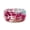 Dark Pink, variant on Ruanlalo 300ml Glass Bowl Double Walled Borosilicate Glass Bowl with Dried Flowers Artistic Decorative Soup Dessert Serving Bowl