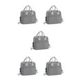 thumbnail image 3 of maskred Sac Isotherme Portable en Polyester avec Bandoulière Gris 5Ensemble, 3 of 6