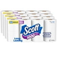 thumbnail image 1 of Scott Trusted Clean Toilet Paper, 32 Regular Rolls, Septic-Safe Toilet Tissue, 1-Ply Rolls, 1 of 9