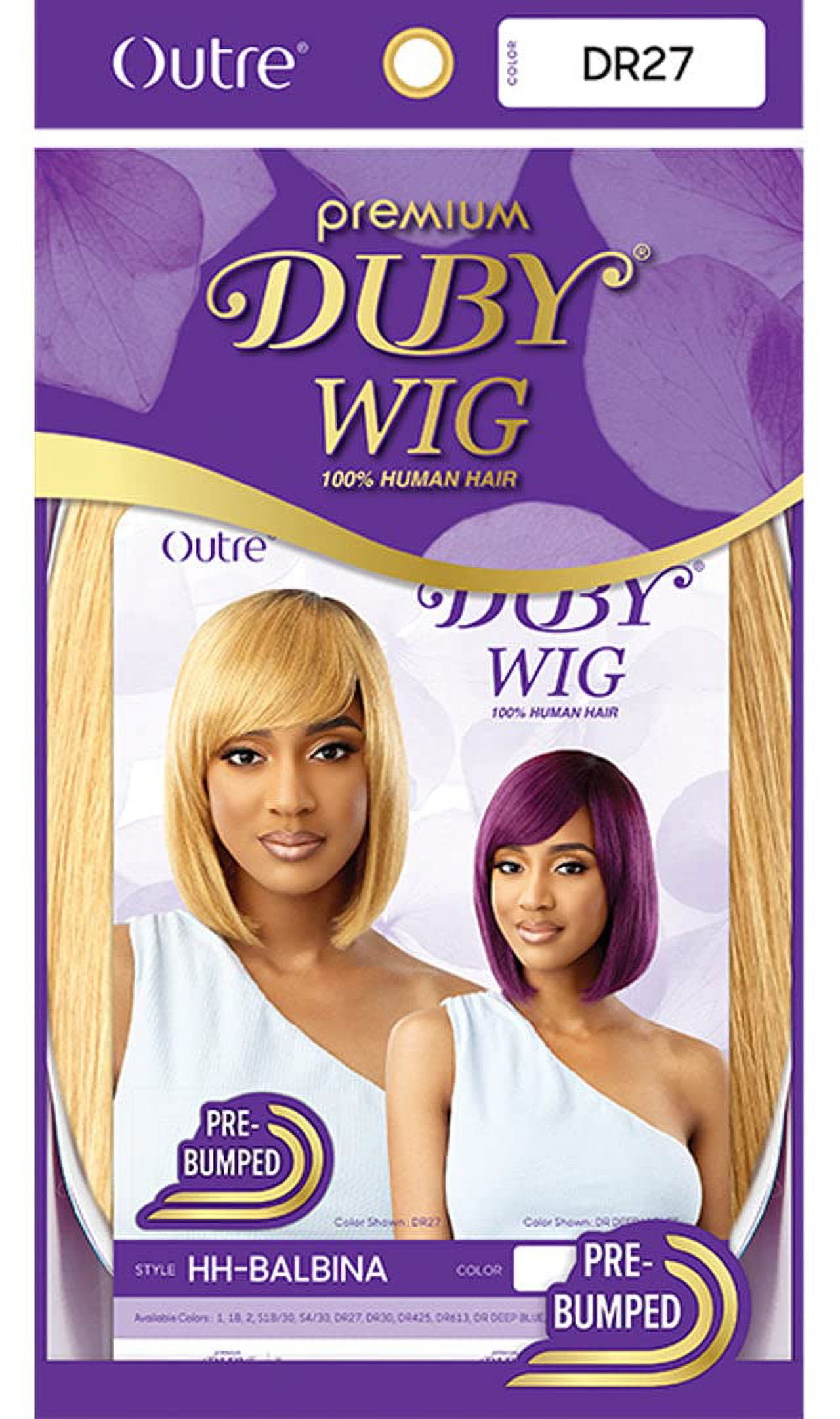 Outre Human Hair Premium Duby Wig Pre-Bumped HH-Balbina (1B)