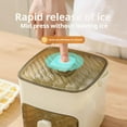 thumbnail image 2 of Press Type Ice Cube Maker,Ice Making Box with Tray and Storage Bin,Double Layer 48 Grid Reusable Ice Lattice,Easy Release Ice Cube Trays with Lid for Making Whiskey, Cocktail, Coffee for Home Kitchen, 2 of 8