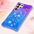 thumbnail image 6 of Case for Samsung Galaxy S24 Ultra Case Glitter Liquid Cute Clear Shockproof Back Cover,Soft TPU Phone Case for Samsung Galaxy S24 Ultra Gradient Purple, 6 of 7