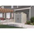 thumbnail image 4 of Suncast Modernist 7' x 7' Resin Storage Shed - Vanilla/Dove Gray, 4 of 6