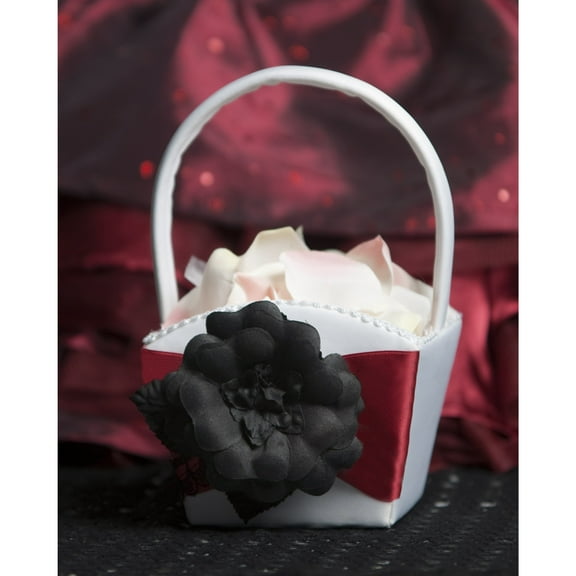 Gothic Romance Flower Girl Basket
