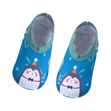 

Infant Boys Girls Animal Prints Cartoon Socks Breathable Mesh The Floor Barefoot Socks Non Slip Running Shoes