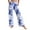 White#2, variant on Tnhcen Women's Summer Vibrant Print Cotton Sleep Pants with Pockets - Drawstring Waist Casual Long Pajamas Home Wear S-3XL