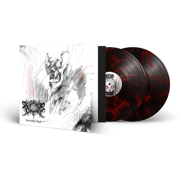 Xasthur - Inevitably Dark - Red/Black Marble - Music & Performance - Vinyl