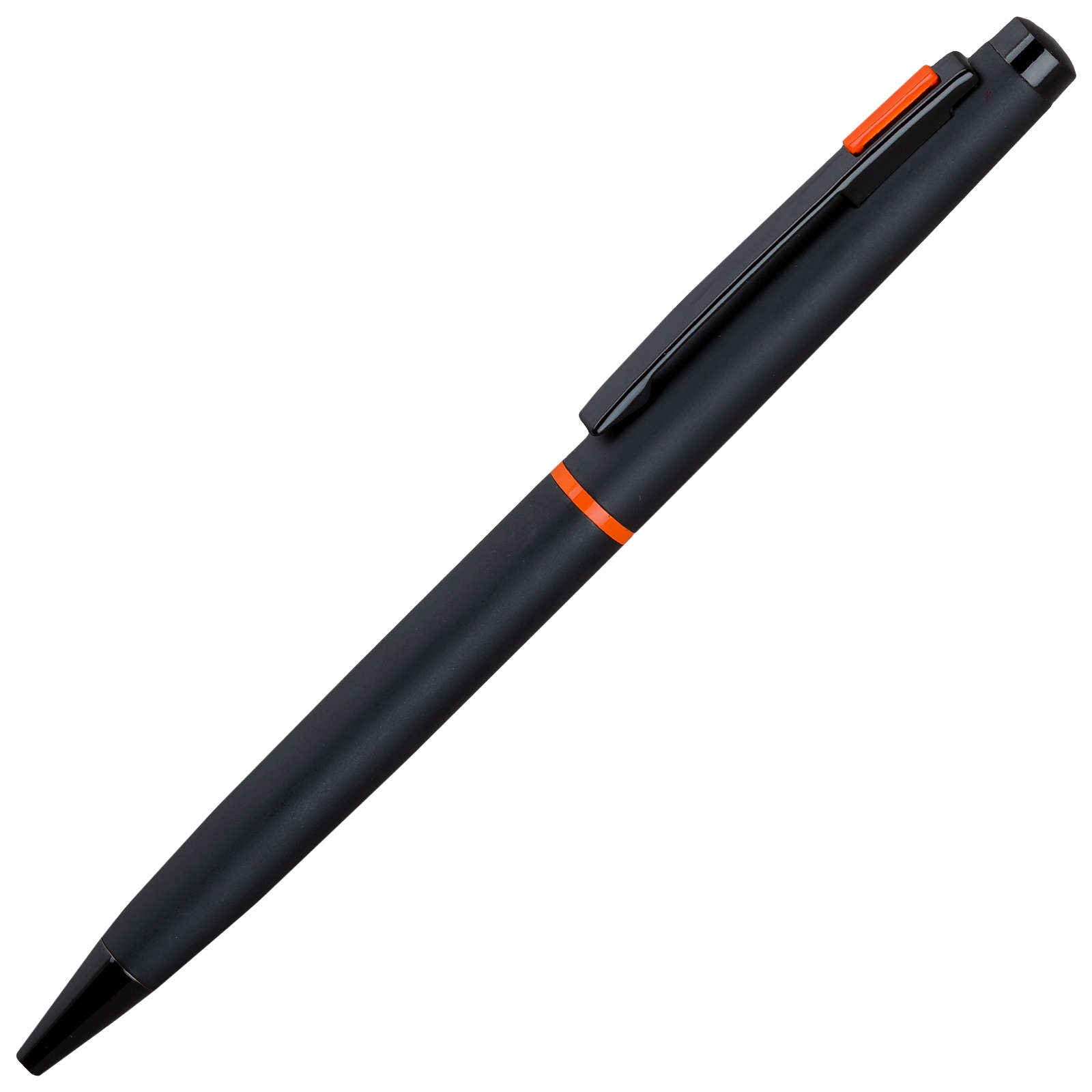 4G Ball Pen - Matt Black with Orange Accents with Single Gift Box Maple