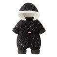 thumbnail image 4 of CAIVO Winter Thermal Baby Boys Romper Jumpsuit Warm Windproof Outdoor All Day Comfort Onesie Lovely Bodysuits Long Sleeve Hood One-Pieces, 4 of 4
