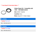 thumbnail image 2 of Caliper Repair Kit - Compatible with 1985 - 1989 BMW 635CSi 1986 1987 1988, 2 of 2