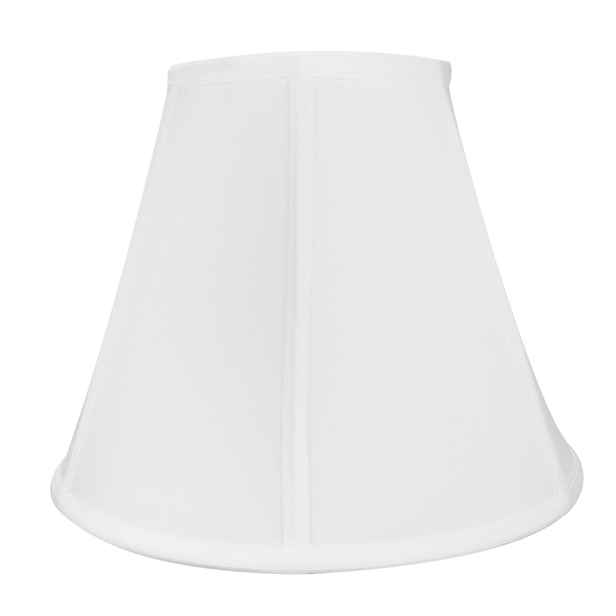 6x12x9.5 White Empire Shantung Fabric Lamp Shade