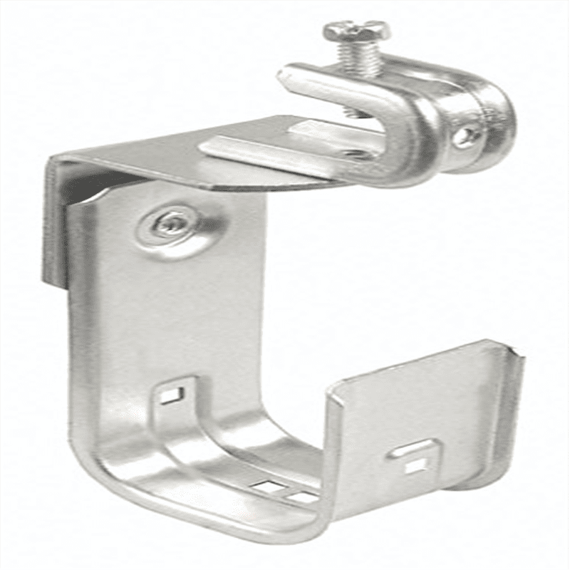 4 Inch "J" Cable Support Hook With 1/4 Inch Beam Clamp Attachment