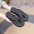thumbnail image 1 of Chanclas de verano para mujer, zapatos de playa de fondo plano, sandalias, zapatos para mujer, zapatillas deslizantes para interior de casa, calzado para mujer, 1 of 7