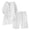 White, variant on Joernso Cotton Linen 2 Piece Outfits for Women Short Sleeve V-Neck Top Wide Leg Shorts Set Summer Casual Loose Lounge Set