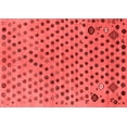 thumbnail image 1 of Ahgly Company Machine Washable Indoor Rectangle Oriental Red Modern Area Rugs, 6' x 9', 1 of 4