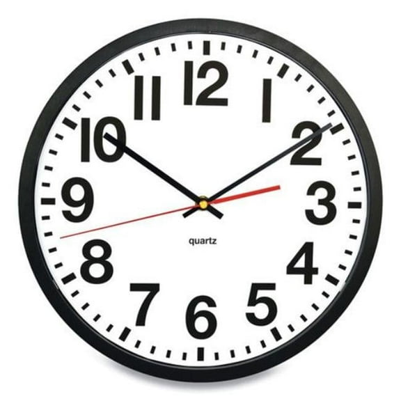 13 in. Plastic Wall Clock