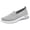 Grey, variant on Rokment Womens Orthopedic Walking Nursing Tennis Shoes Comfortable Breathable Mesh Slip on Socks Driving Loafers Spring Fall Casual Memory Foam Non Slip Work Sneakers Black Size 6.5