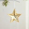 thumbnail image 4 of Golden Acrylic Star Ornament with Gemstones - 5.5 Inch Shiny Christmas Tree Pendant for Holiday Decor Multicolor, 4 of 8