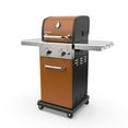 thumbnail image 4 of Permasteel 2-Burner Compact Propane Gas Grill with Foldable Sides, Copper, 4 of 9