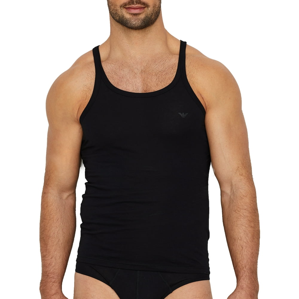 Emporio Armani Emporio Armani Mens Pure Cotton Tank Top 3Pack Style