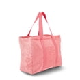 thumbnail image 5 of No Boundaries Beach Terry Cloth Tote Bag, Coral Hibiscus, Women's, 5 of 5