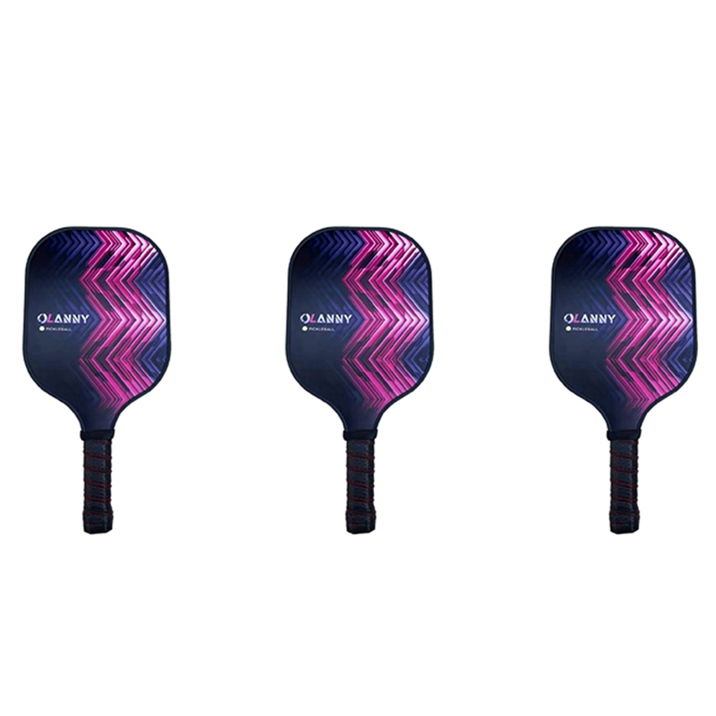 3X Pickleball Racket Carbon Fiber Pickleball Professional Thin&Quick