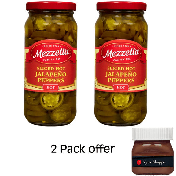 Mezzetta Sliced Hot Jalapeño Peppers, 16 fl oz Jar