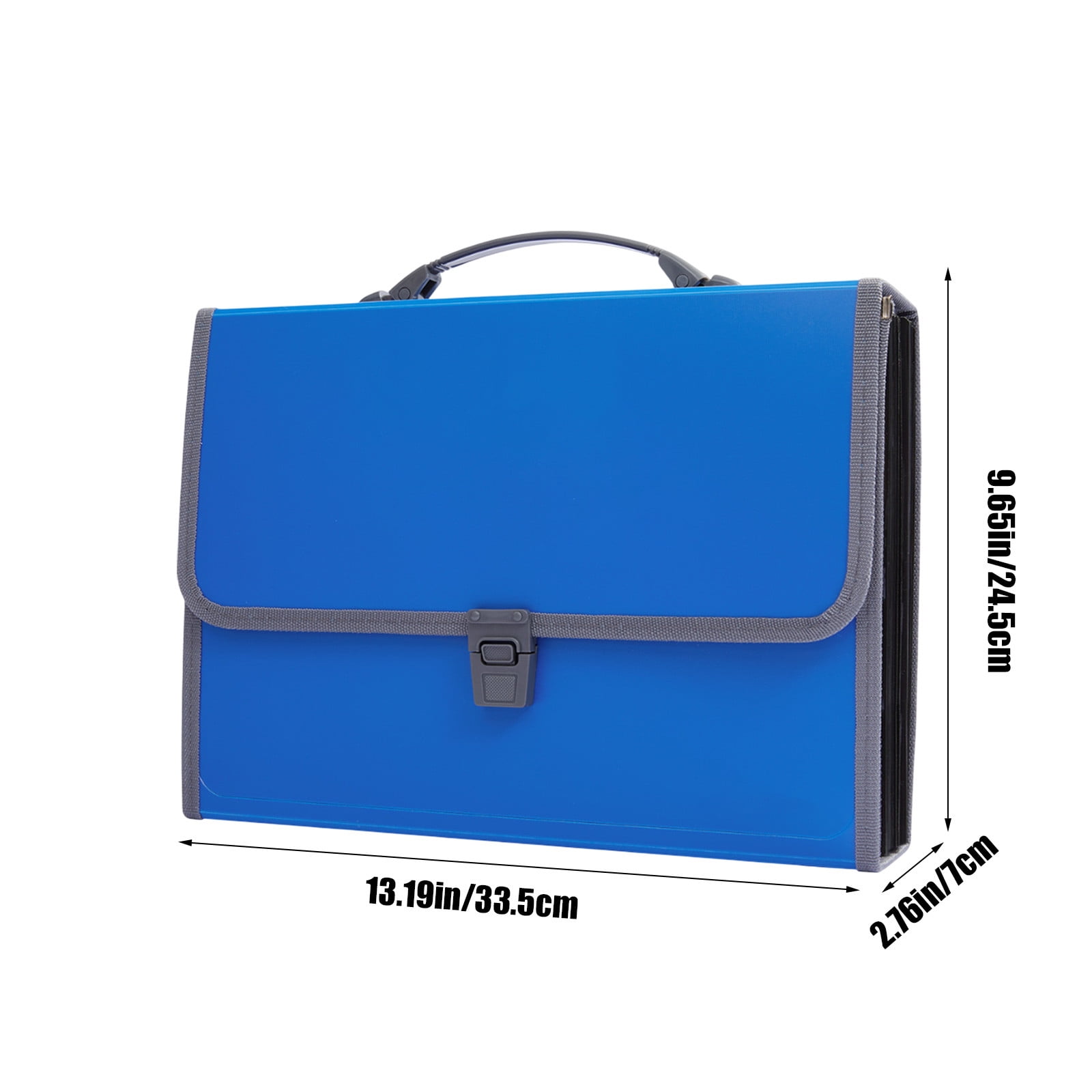 A4 Document Organizer 26-Pocket Accordion File Folder with Labels Snap Closure for Office College Subject Storage