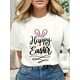 thumbnail image 1 of Camisetas con estampado de Feliz Pascua, de algodón suave, elegantes, informales, de manga corta y cuello redondo, para adultos, hombres, mujeres, adolescentes, jóvenes y tiempo libre., 1 of 6