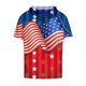 thumbnail image 4 of Hombres Pantalones Cortos Sudadera de Manga Corta con Capucha Casual con Impresión Del Día de la Independencia, Cuello Redondo de la Moda para el Uso Diario, 4 of 7