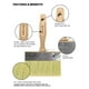 thumbnail image 3 of Brocha Deck Stain Limewash RollingDog 5.5 con mango de madera, 3 of 9
