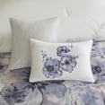 thumbnail image 6 of Madison Park Cal King Enza 7-Piece Cotton Printed Comforter Set, Purple, 6 of 7