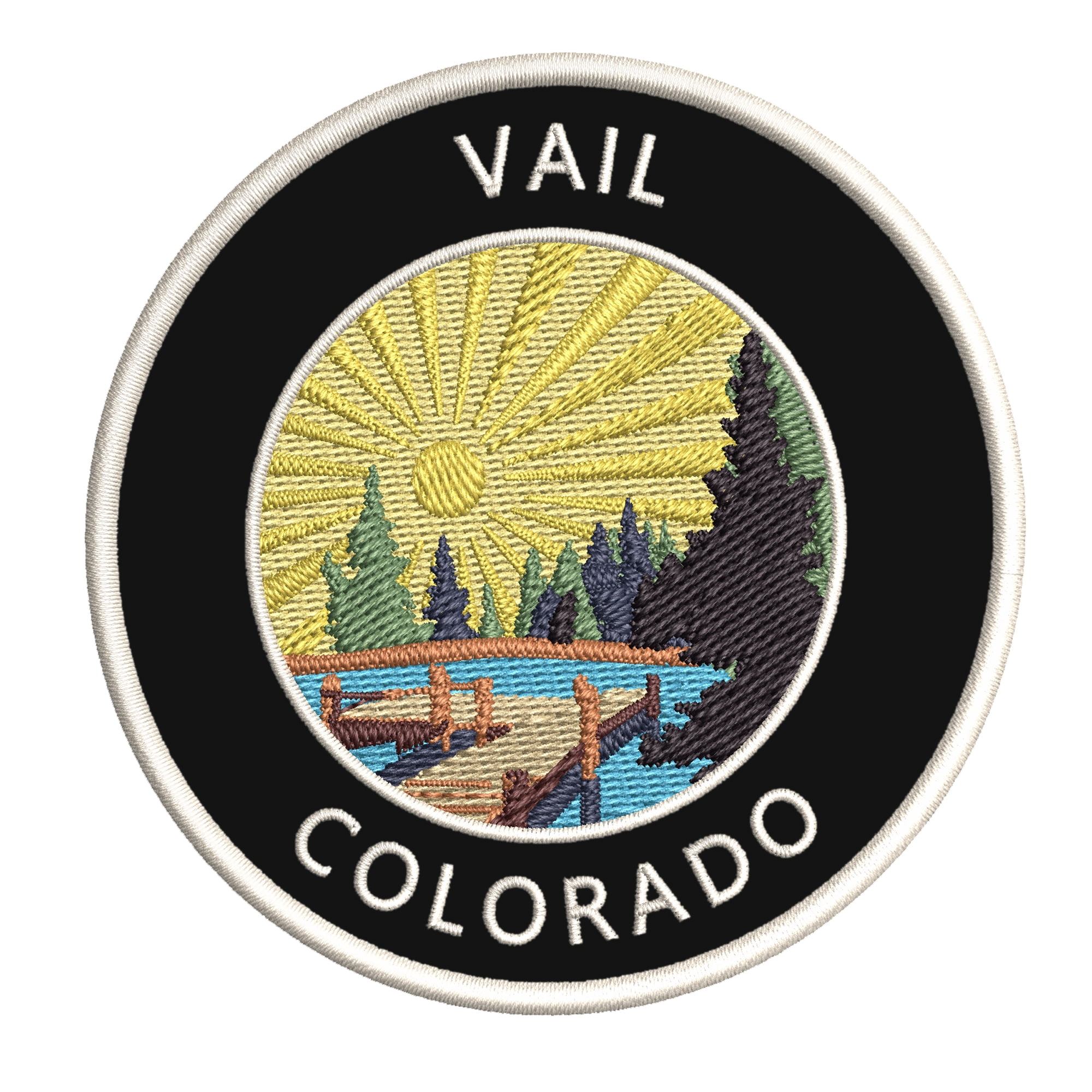 Vail Ski Resort In Colorado Cloth Iron On Souvenir Patch 