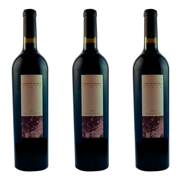 Paquete 3 Botellas Vino Tinto Vino de Piedra 750 ml