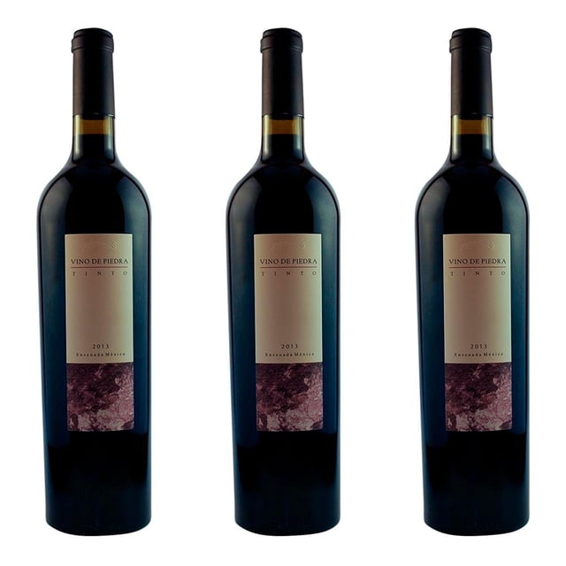 Paquete 3 Botellas Vino Tinto Vino de Piedra 750 ml