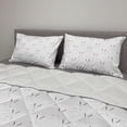 thumbnail image 2 of Golf Comforter & Sham Bedding Set, Golf Clubs Motif Competition Recreation Outside Activity Sports Print, 3 pcs Duvet Set Microfiber Filling Quilt, 5 Sizes, White Pale Grey, by Ambesonne, 2 of 4
