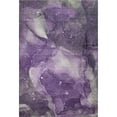 thumbnail image 2 of Addison Rugs Mayfield Washable Transitional Watercolors Purple Rectangle Rug, 2'6" x 3'10", 2 of 6