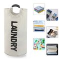thumbnail image 4 of LPSSTORE Foldable Aluminum Handle Cloth Storage Laundry Hamper for Bathroom & Bedroom, 4 of 4